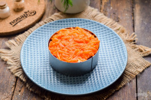 Овощной слоеный салат с майонезом Овощной слоеный салат с майонезом
