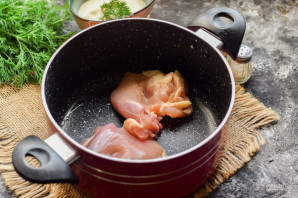 Салат из пекинской капусты с курицей