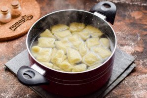 Ньокки с беконом