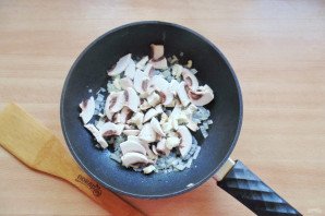 Паста с баклажанами и грибами