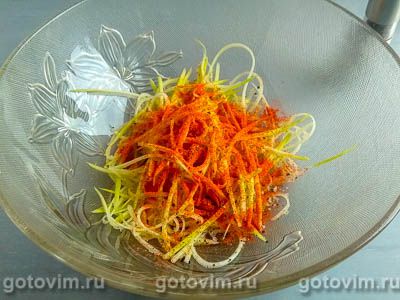 Жареное филе пангасиуса со спагетти из кабачков Жареное филе пангасиуса со спагетти из кабачков