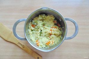 Пшенная каша с брокколи