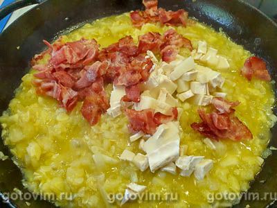 Кабачки &laquo;Ницца&raquo; запеченые с сыром Шевр и беконом