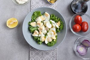 Салат из мяса мидий