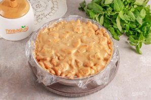 Торт из печенья "Рыбки" со сгущенкой Торт из печенья "Рыбки" со сгущенкой