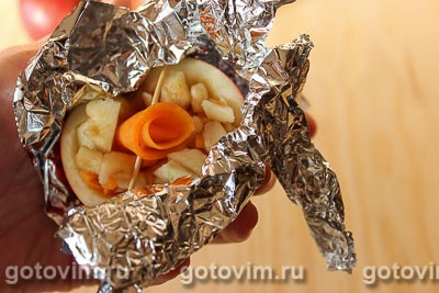 Тыква, запеченная в духовке с яблоком и медом Тыква, запеченная в духовке с яблоком и медом