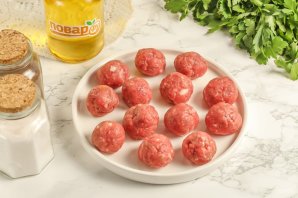 Кукурузный суп с фрикадельками