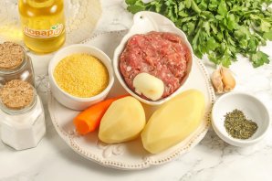 Кукурузный суп с фрикадельками