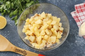 Салат "Курица с ананасами" Салат "Курица с ананасами"