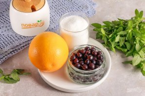 Компот из чёрной смородины с апельсином на зиму Компот из чёрной смородины с апельсином на зиму
