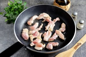 Лапша по-корейски с курицей