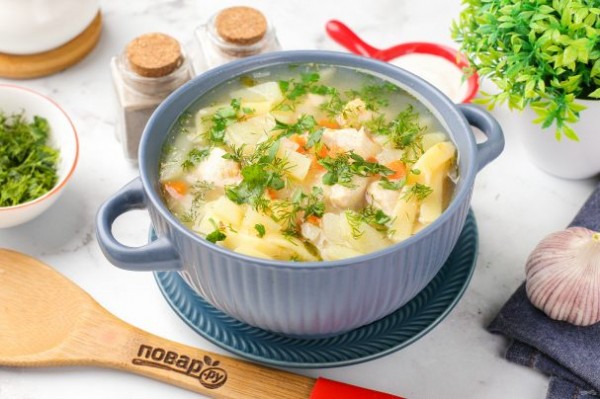 Куриный суп в мультиварке Куриный суп в мультиварке