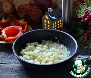Перцы, фаршированные форелью и картофелем