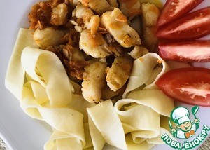 Рыба с морковью