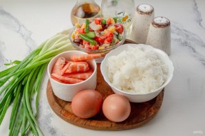 Жареный рис по-янчжоуски Жареный рис по-янчжоуски
