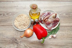 Бурый рис с говядиной Бурый рис с говядиной