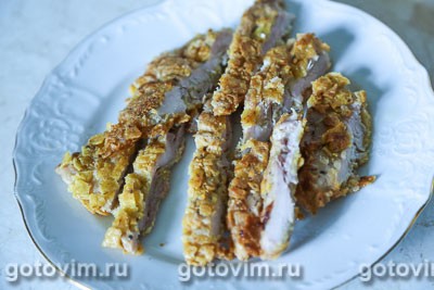 Бургеры с хрустящей курицей Бургеры с хрустящей курицей