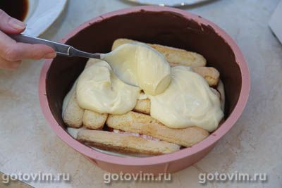 Тирамису под шоколадной корочкой