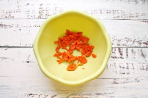 Салат из щуки горячего копчения