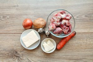 Сырный суп с куриными желудками Сырный суп с куриными желудками