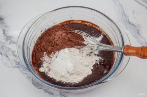 Брауни с вишней и маскарпоне Брауни с вишней и маскарпоне