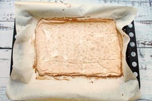 Меренговый рулет с мандаринами Меренговый рулет с мандаринами