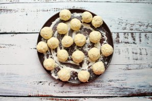 Ленивые вареники с малиной
