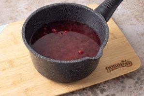 Компот из клюквы и кураги