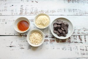 Шоколадные конфеты с воздушным рисом Шоколадные конфеты с воздушным рисом