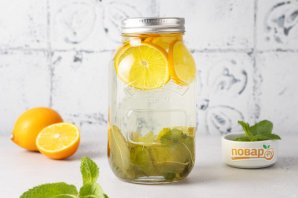 Компот с мятой и лимоном на зиму Компот с мятой и лимоном на зиму