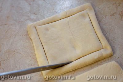 Слойка с творогом и спаржей Слойка с творогом и спаржей