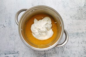 Торт с муссом из манго Торт с муссом из манго