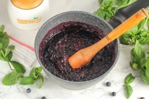 Джем из черники без сахара Джем из черники без сахара