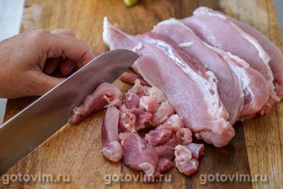 Свиная поджарка со сливой Свиная поджарка со сливой