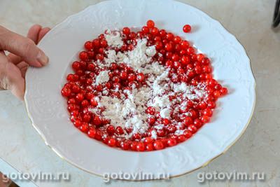 Пирог с риккотой и красной смородиной Пирог с риккотой и красной смородиной