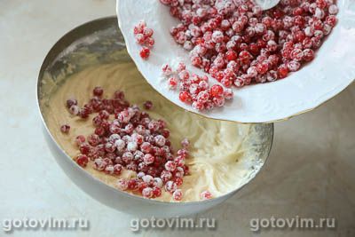 Пирог с риккотой и красной смородиной Пирог с риккотой и красной смородиной