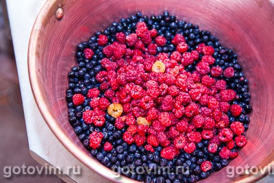 Варенье из черники с малиной Варенье из черники с малиной