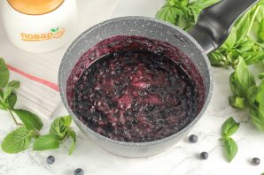 Джем из черники без сахара Джем из черники без сахара