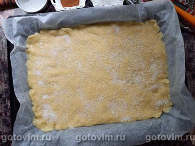 Лепешка из заварного теста, запеченная в духовке (Альмойшавена на молоке)