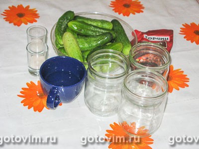 Консервированные огурцы с кетчупом Консервированные огурцы с кетчупом