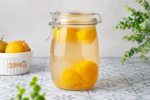 Компот из жёлтой сливы на зиму Компот из жёлтой сливы на зиму