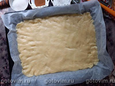 Лепешка из заварного теста, запеченная в духовке (Альмойшавена на молоке)
