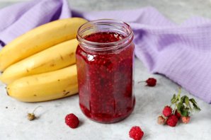 Варенье из малины с бананом Варенье из малины с бананом