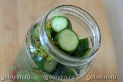 Огурцы с красной смородиной