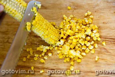 Сальса из арбуза с брынзой и кукурузой Сальса из арбуза с брынзой и кукурузой