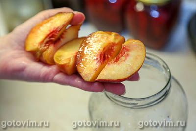 Компот из крыжовника с персиками на зиму Компот из крыжовника с персиками на зиму