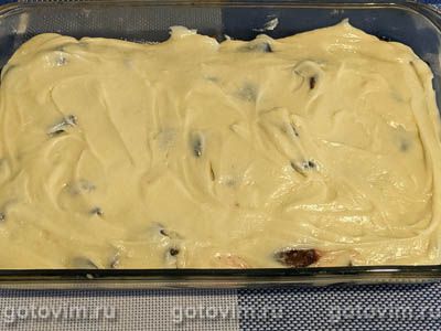 Пирог заливной с замороженными сливами Пирог заливной с замороженными сливами