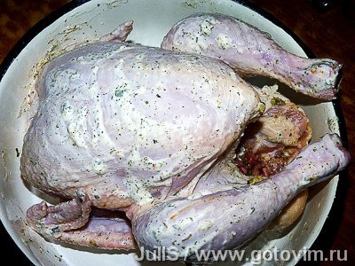 Курица на бутылке Курица на бутылке