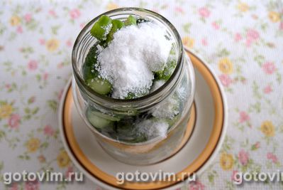 Квашеные огурцы с кинзой на зиму Квашеные огурцы с кинзой на зиму