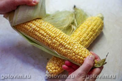 Кукуруза в початках в пакете для запекания Кукуруза в початках в пакете для запекания